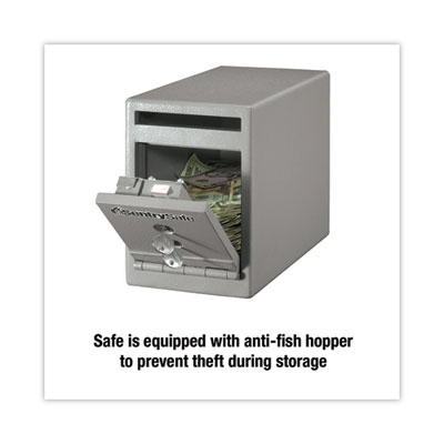 UC025K Safe, 0.23 cu ft, 6 x 12.3 x 8.5, Silver