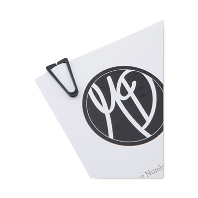 Plastic Paper Clips, Medium, Smooth, Assorted Colors, 500/Box