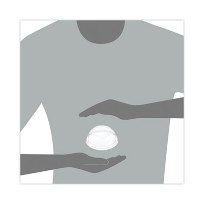 Open-Top Dome Lid, With 1.9