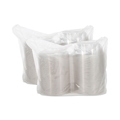 Tamper-Resistant, Tamper-Evident Bowls with Dome Lid, 48 oz, 8.9