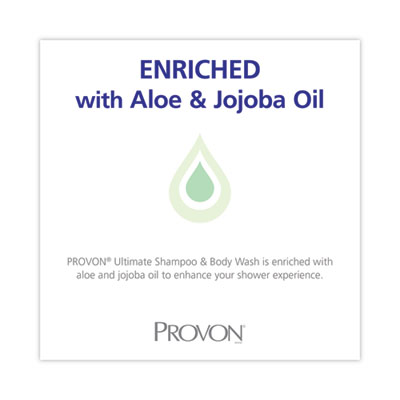 Ultimate Shampoo and Body Wash, Herbal Scent, 1,000 mL, 8/Carton