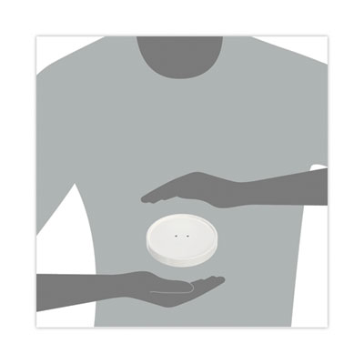 Paper Lids for Food Containers, For 32 oz Containers, Vented, 4.6