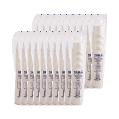 Double Poly Paper Food Containers, 8 oz, 3.8