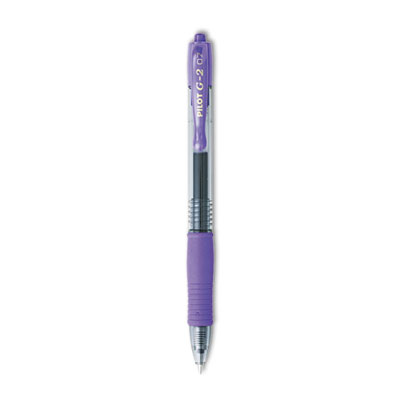 Pilot G2 Premium Retractable Gel Pen, Bold 1mm, Black Ink, Smoke Barrel, Dozen (PIL31256)