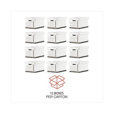 Medium-Duty Lift-Off Lid Boxes, Letter/Legal Files, 12
