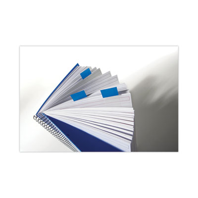 Page Flags in Desk Grip Dispenser, 1 x 1.75, Blue, 200/Dispenser