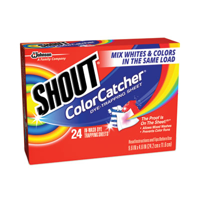 Color Catcher Dye Trapping Sheets, Pleasant Scent, 24/Box, 12 Boxes/Carton