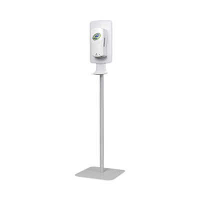 FIT Touch Free Dispenser Floor Stand, 15.7 x 15.7 x 58.3, White