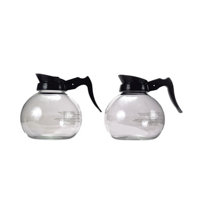 Two-Burner Institutional Coffeemaker, 10/12 Cup, 8.75 x 14.75 x 15.25, Stainless Steel