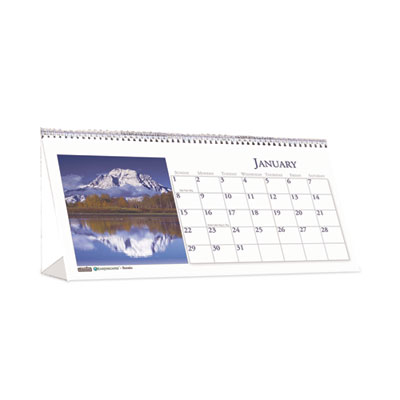 House of Doolittle™ Earthscapes™ 100% Recycled Scenic Desk Tent Monthly Calendar with Photos