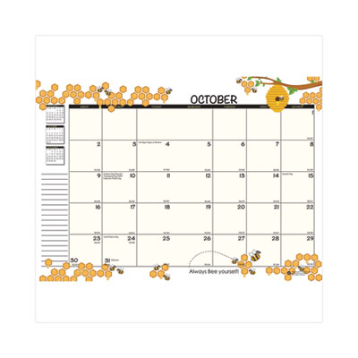 Recycled Academic Honeycomb Planner, Honeycomb Artwork, 10 x 7, Multicolor Cover, 12-Month (Aug to July): 2024 to 2025