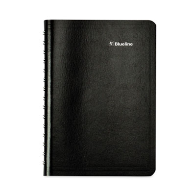 Academic Weekly/Monthly Planner, 8 x 5, Black Cover, 13-Month (Jul to Aug): 2024 to 2025