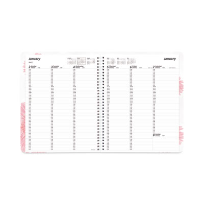 Essential Collection Weekly Appointment Book, Columnar, Daisy Artwork, 11 x 8.5, Multicolor Cover, 12-Month (Jan-Dec): 2025