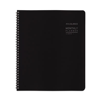 AT-A-GLANCE Contemporary Lite Monthly Planner, 11 x 9, Black Cover, 12-Month (Jan to Dec): 2025 (AAG7026XL05) AAG7026XL05
