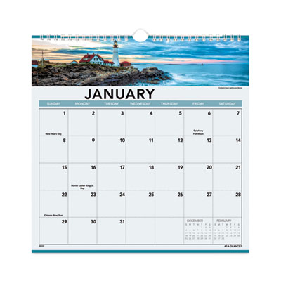 AT-A-GLANCE® Landscape Monthly Wall Calendar