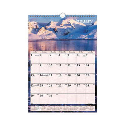 AT-A-GLANCE® Scenic Monthly Wall Calendar