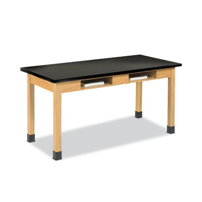 Diversified Spaces™ Classroom Book Compartment Science Table