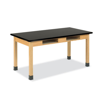 Diversified Spaces™ Classroom Book Compartment Science Table