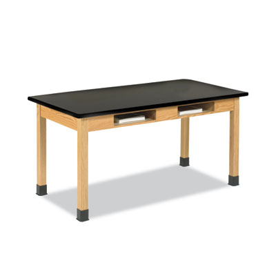 Diversified Spaces™ Classroom Book Compartment Science Table