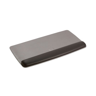 Antimicrobial Gel Keyboard Wrist Rest Platform, 19.6 x 10.6, Black/Gray/Silver MMMWR420LE