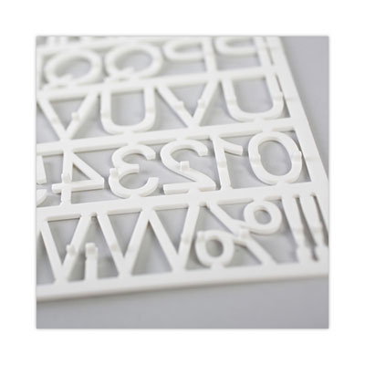 Set of Plastic Letter Board Letters, Numbers and Symbols, 1