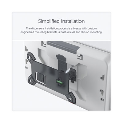 ICON Coreless Standard Roll Toilet Paper Dispenser, 8.43 x 13 x 7.25, White Mosaic