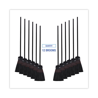 Maid Broom, Plastic Bristles, 54