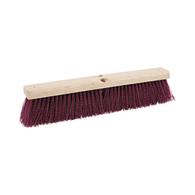 Alpine Heavy Duty 18'' Push Broom for Floor Cleaning Stiff Bristle Bru —  Janitorial Superstore