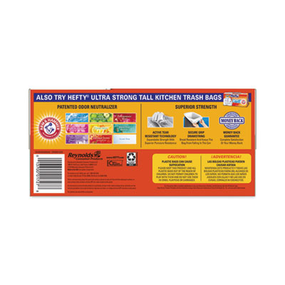 Easy Flaps Trash Bags, Tie-Flap, 13 gal, 23.75