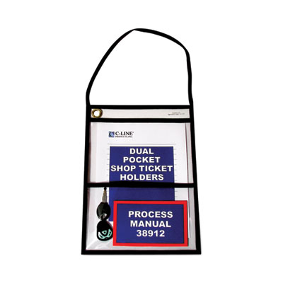 C-Line® Stitched Shop Ticket Holders with Hanging Strap
