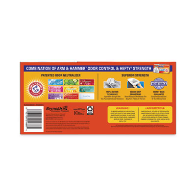 Extra Heavy-Duty Ultra Strong Tall Kitchen Trash Bags, Drawstring, 13 gal, 23.75