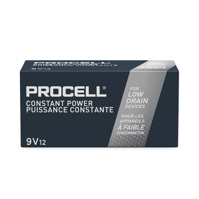 Procell Alkaline 9V Batteries, 12/Box DURPC1604BKD