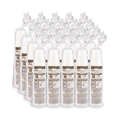 SOLO Party Plastic Cold Drink Cups, 16 oz, 50/Sleeve, 20 Sleeves/Carton