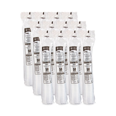 Conex ClearPro Plastic Cold Cups, 24 oz, 50/Bag, 12 Bags/Carton