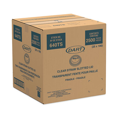 LID,PETE,PLAS,25PK/CT,CLR