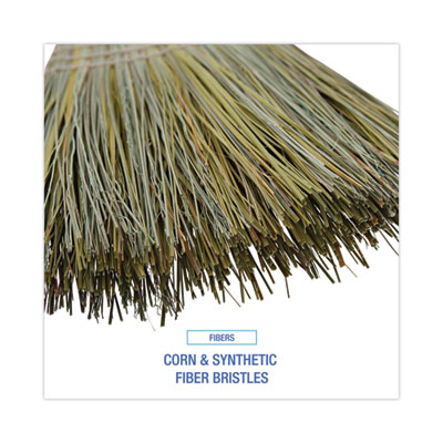 Corn/Fiber Brooms, Corn/Synthetic Fiber Bristles, 60