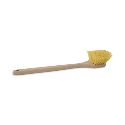 Rubbermaid FG634200SILV 12 1/2 Yellow Polypropylene Counter Brush