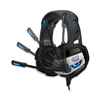 Xtream G2 Binaural Over The Head Headset, Black/Blue