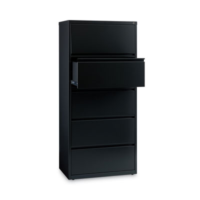 Lateral File, Five Legal/Letter/A4-Size File Drawers, 30