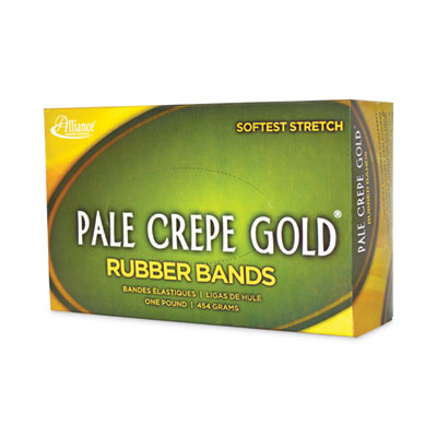 Pale Crepe Gold Rubber Bands, Size 64, 0.04