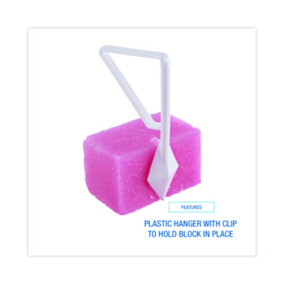 Para Toilet Bowl Deodorizer Block, Cherry Scent, 4 oz, Pink, 12/Box