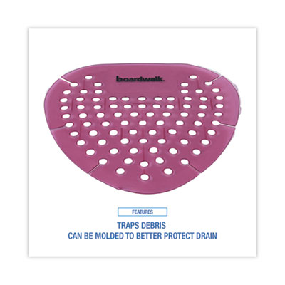 Gem Urinal Deodorizer Screen, Spiced Apple Scent, Red, 12/Box