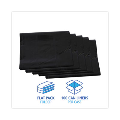 Linear Low Density Industrial Can Liners, 60 gal, 1.7 mil, 38