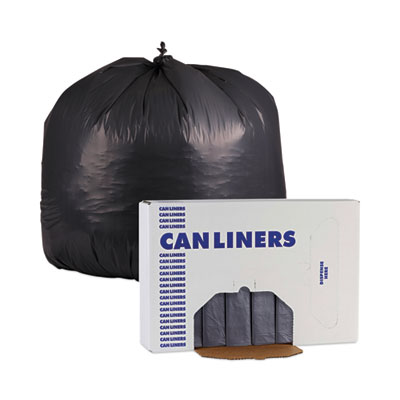 Linear Low Density Industrial Can Liners, 56 gal, 1.3 mil, 43