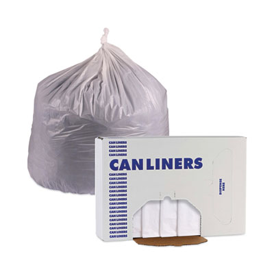 Linear Low Density Industrial Can Liners, 30 gal, 0.9 mil, 30