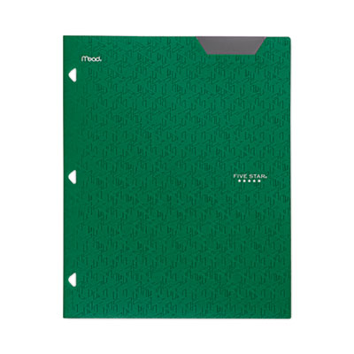 Two-Pocket Stay-Put Plastic Folder, 11 x 8.5, Assorted, 4/Pack