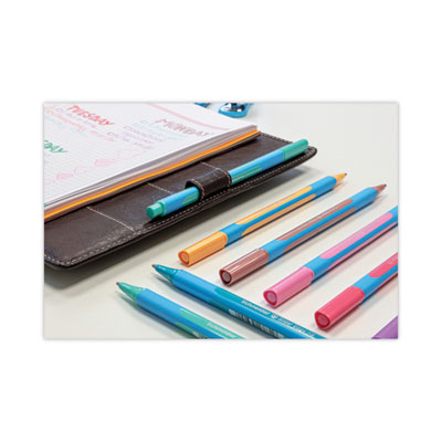 Slider Edge XB Ballpoint Pen, Stick, Extra-Bold 1.4 mm, Assorted Ink and Barrel Colors, 8/Set