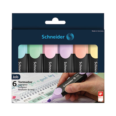 Schneider® Job Pastel Highlighters