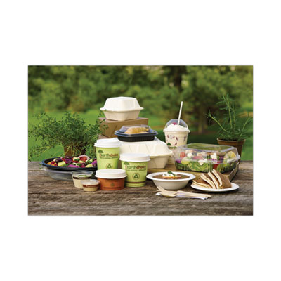 EarthChoice Compostable Soup Cup Lid, For 8 oz to 16 oz Soup Cups, 4