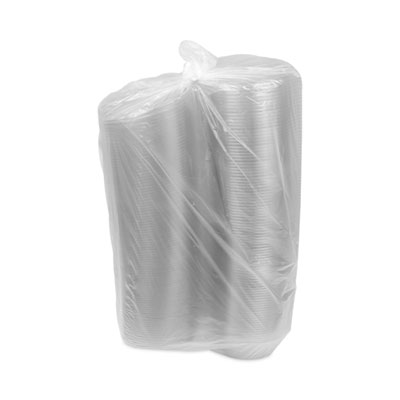 EarthChoice Recycled PET Hinged Container, 48 oz, 8.88 x 7.25 x 2.94, Clear, Plastic, 190/Carton